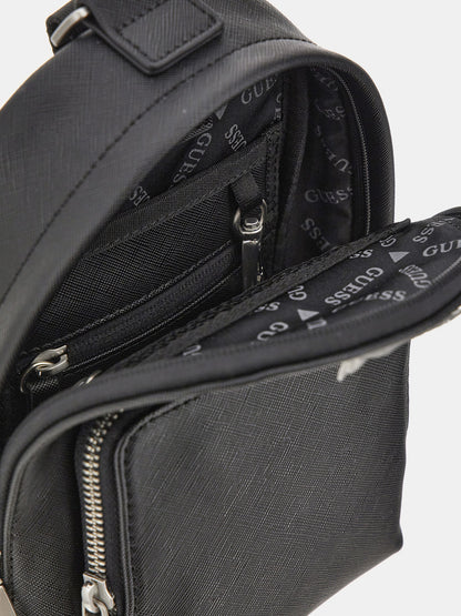 Milano saffiano mini backpack with strap