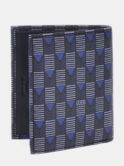 Mito geometric print purse