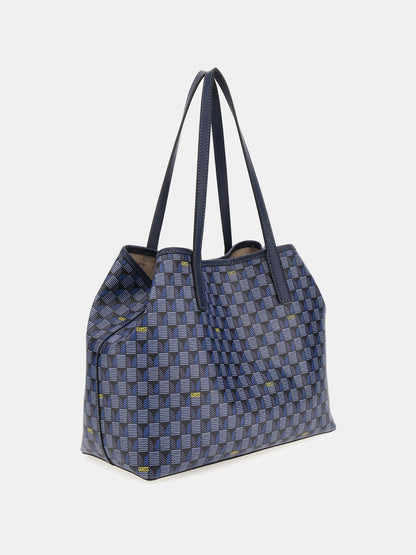 Vikky geometric-print shoulder bag