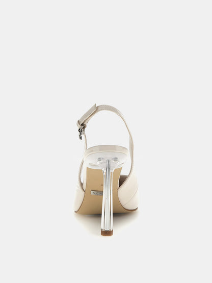 Syda patent leather sling backs