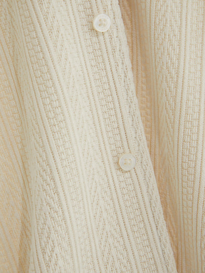 Textured knit shirt