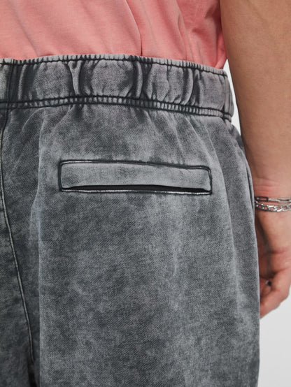 Small logo embroidery short