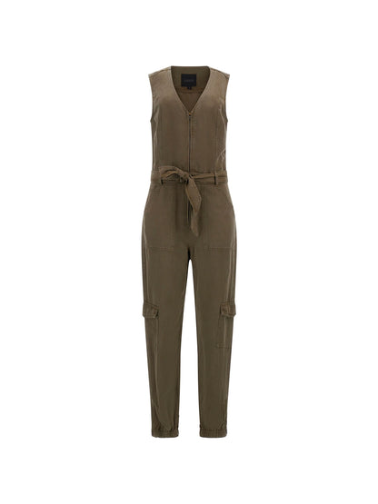 Belted skinny jumpsuit_Women
