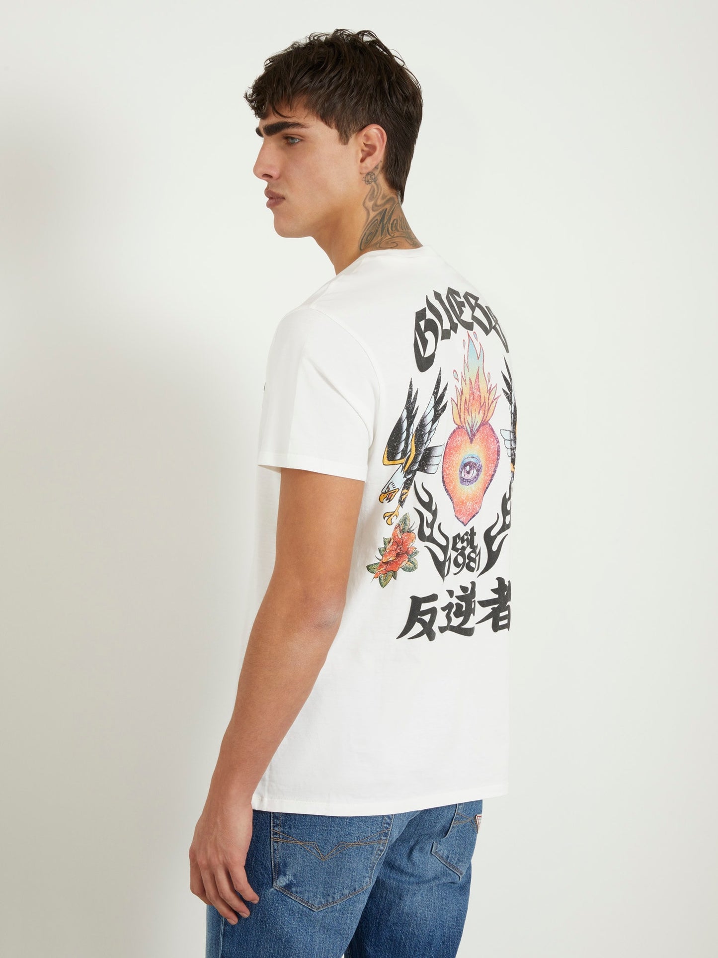 Front and back print t-shirt