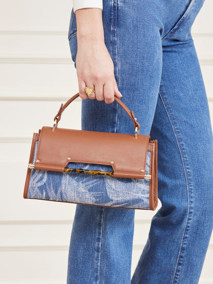 Iris denim handbag