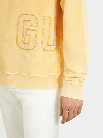 Side logo patch sweatshirt