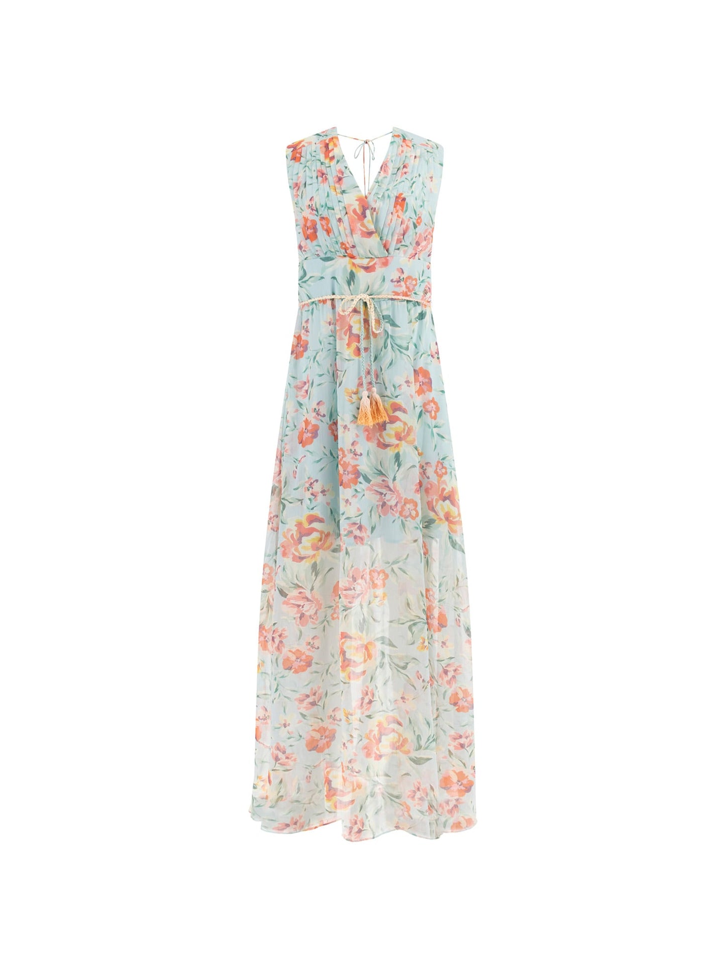 Floral print long dress