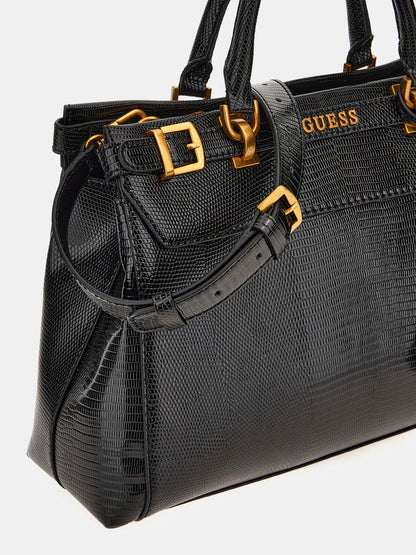 Sestri croc-print handbag