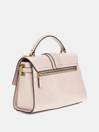 Ginevra python-print mini handbag
