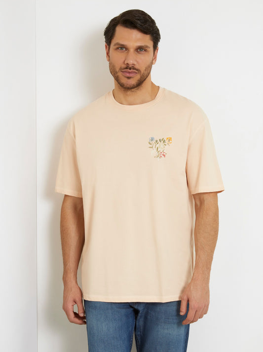 Small flower logo t-shirt