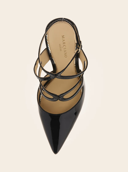 Marciano real leather slingback
