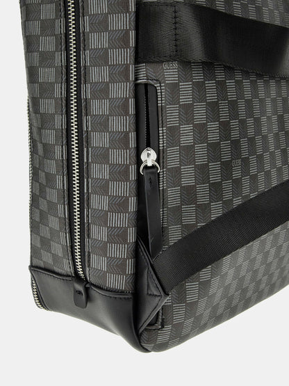 Torino laptop bag with all-over print