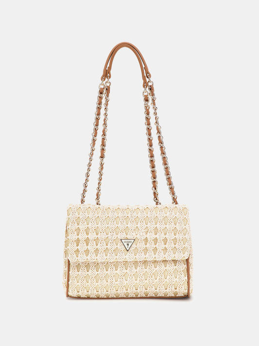 Merrill raffia crossbody bag