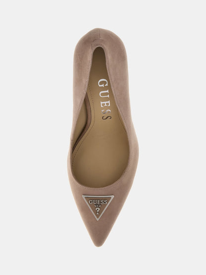 Barson suede court shoes