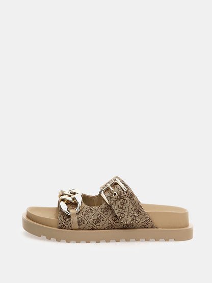 Fatema 4G logo slipper