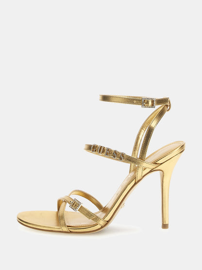 Edelia foiled sandals