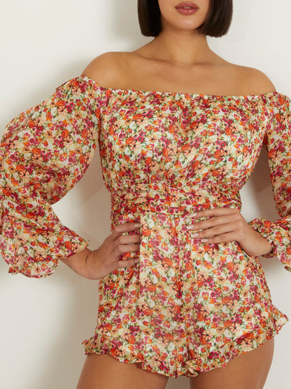 Floral print jumpsuit
