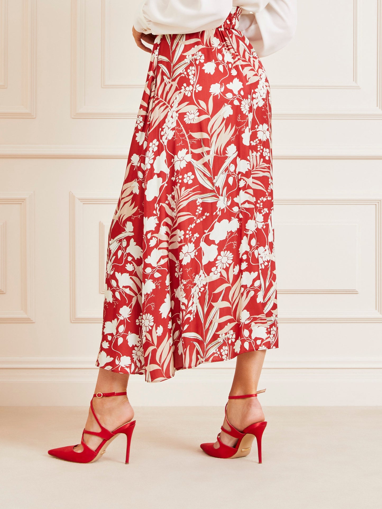Marciano all over print long skirt
