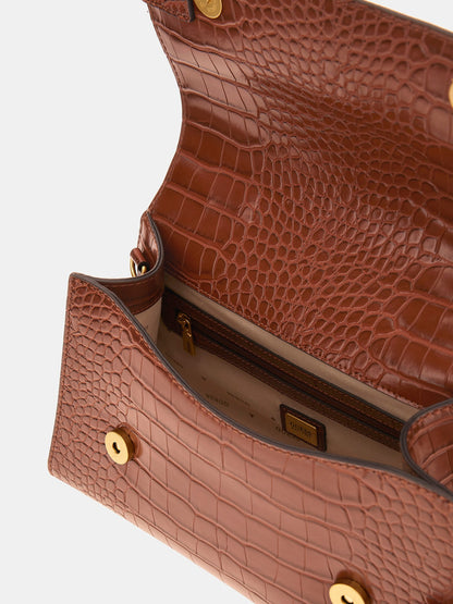 Sestri croc print handbag