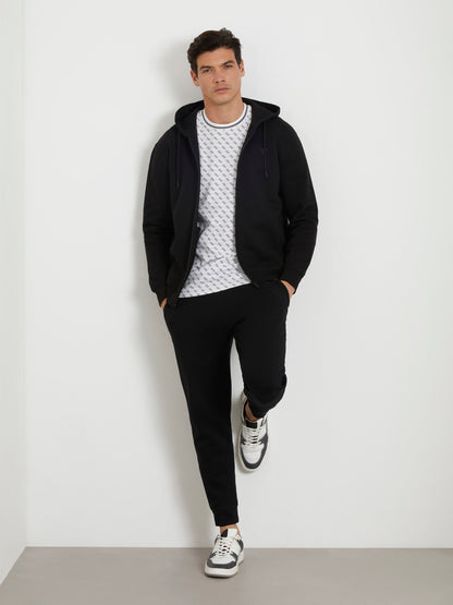 Zip fastening sweatshirt