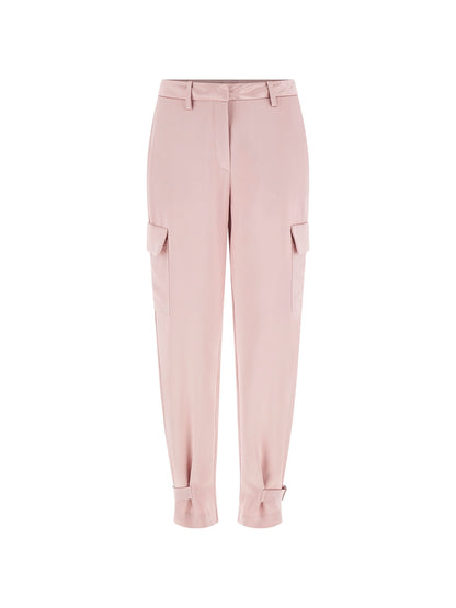 Satin cargo pant