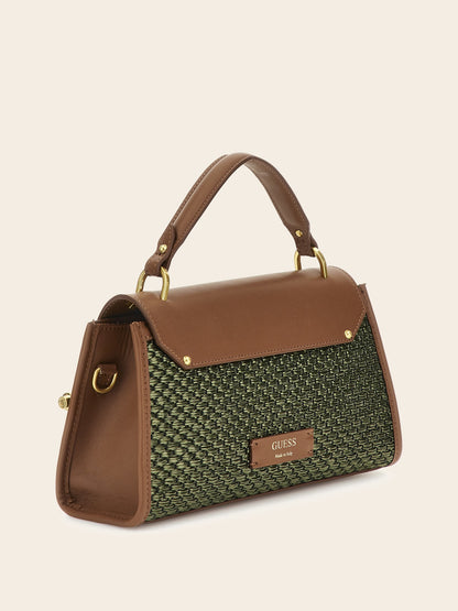 Iris genuine leather handbag