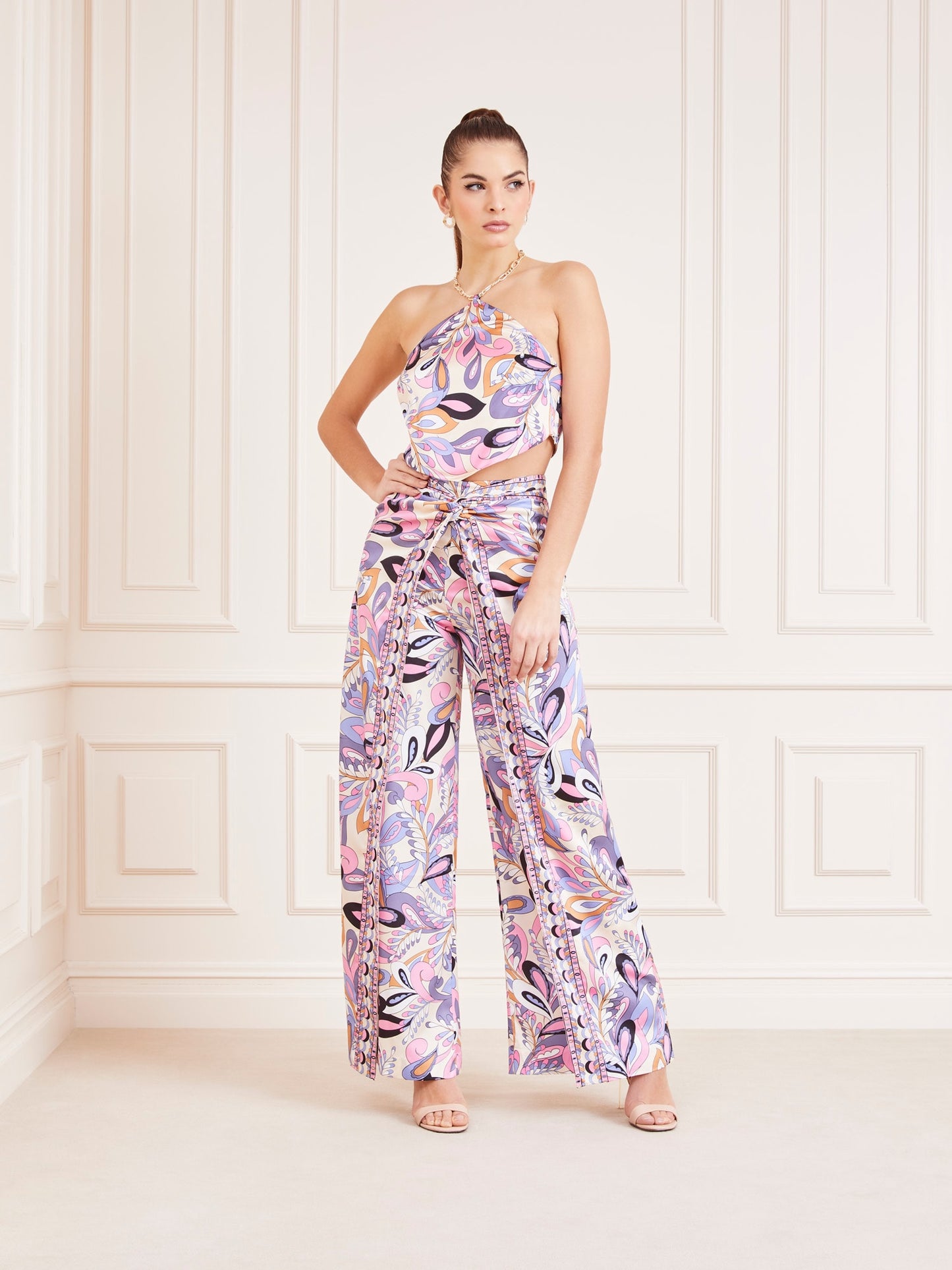 Marciano all over print scarf top