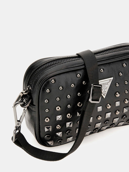 Studded toiletry bag