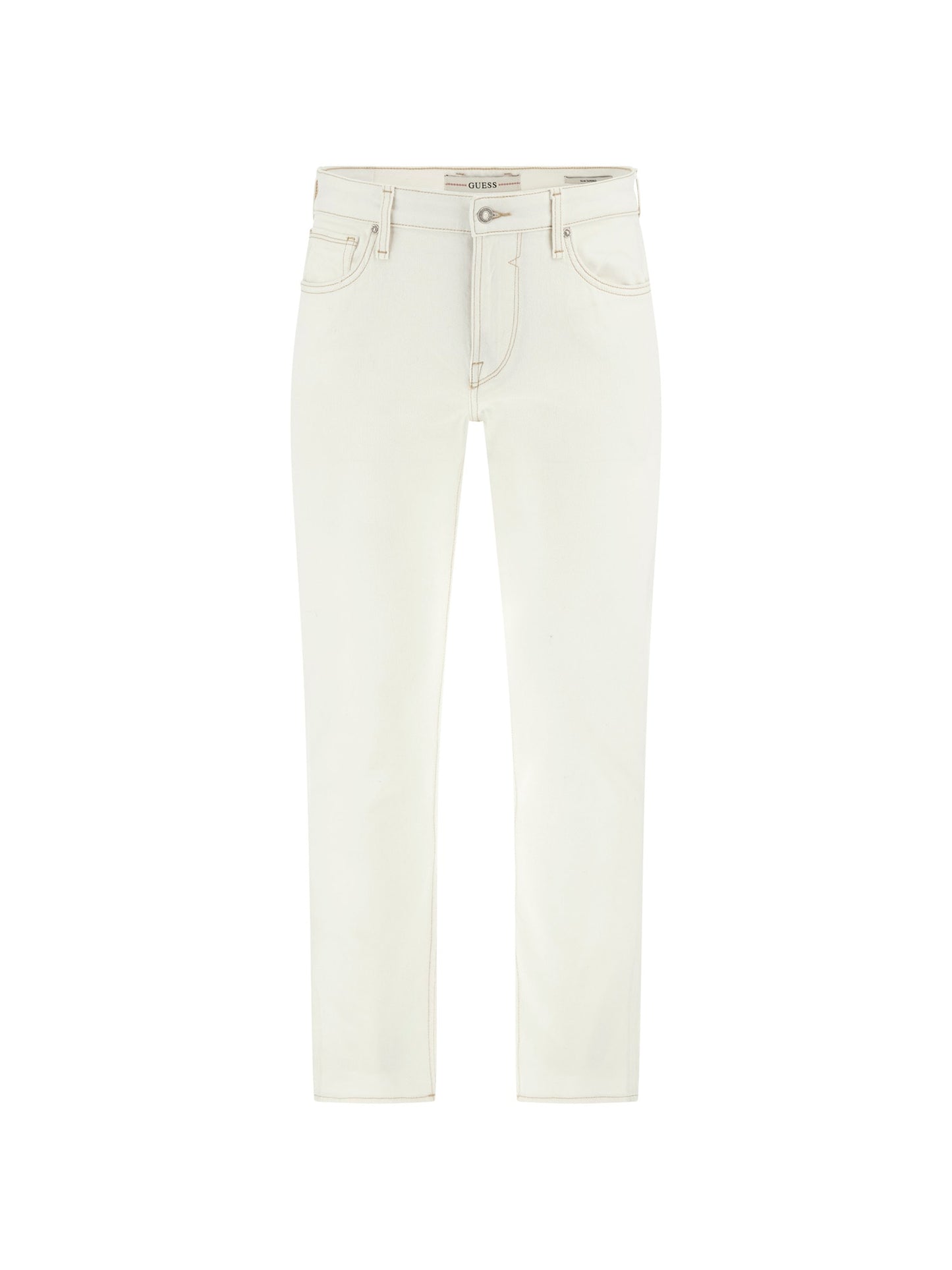 Mid rise slim denim pant