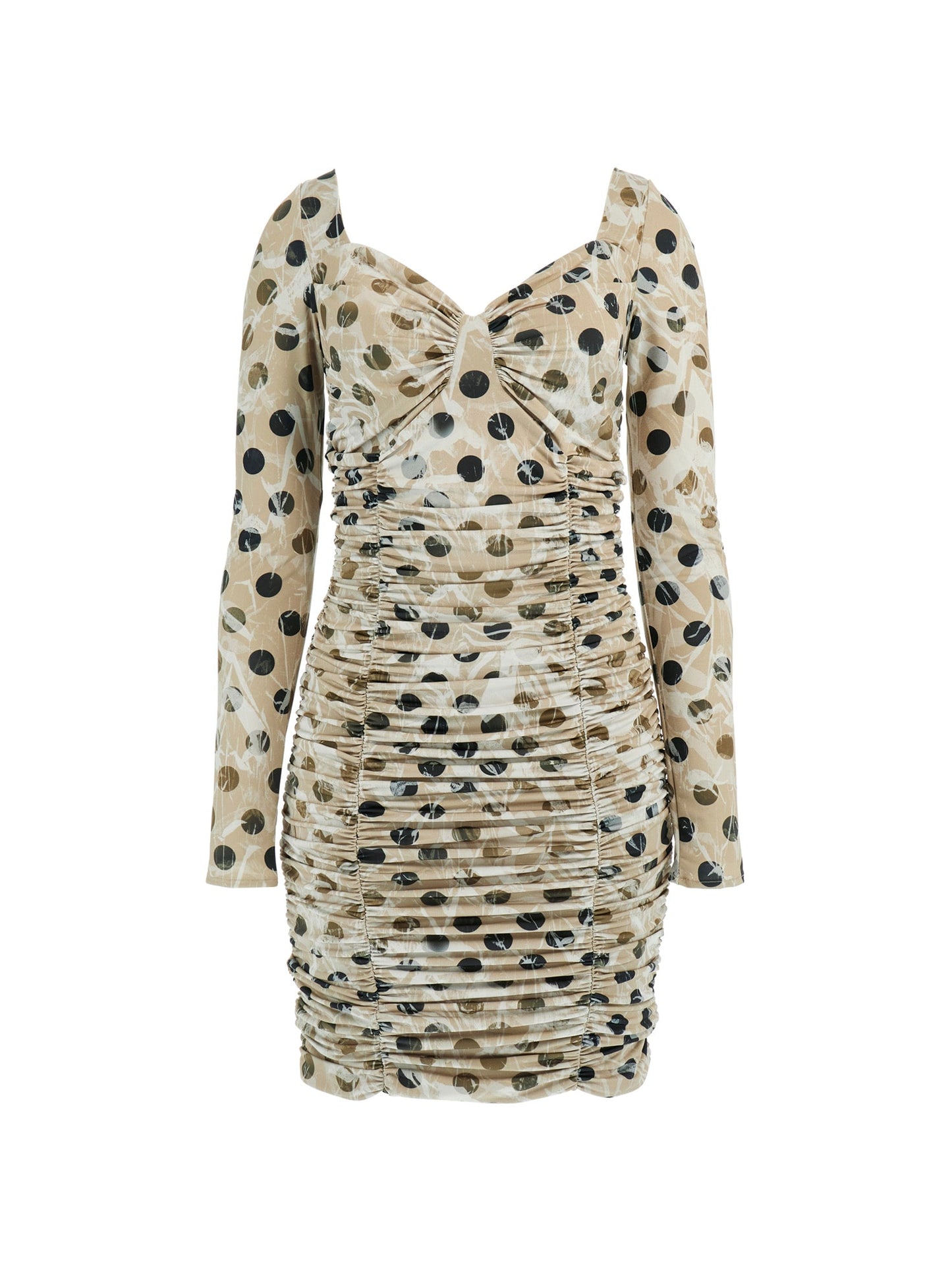 Polka dots mini dress