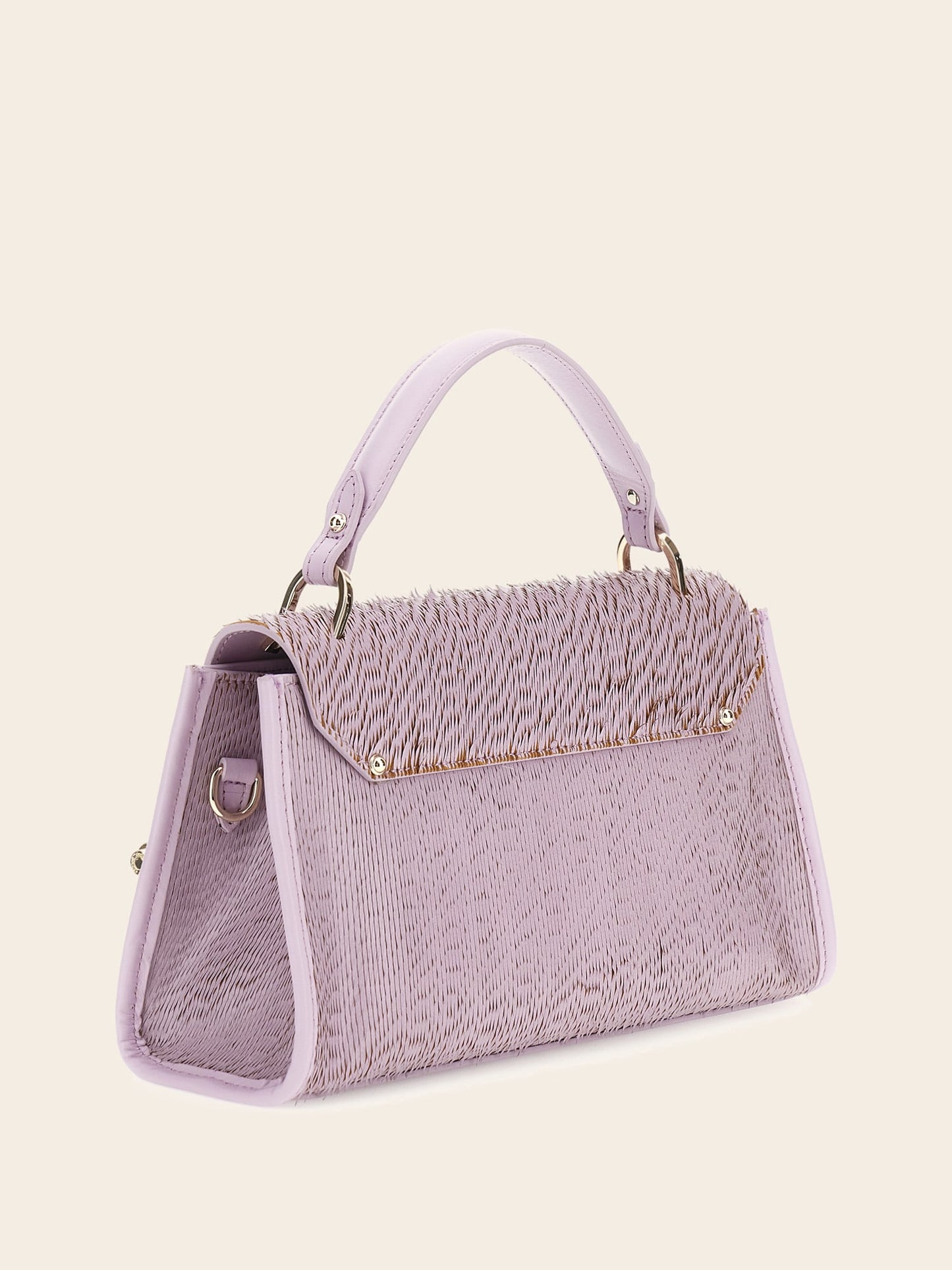 Alia Foiled Leather Handbag