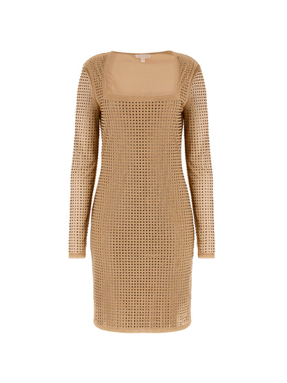 Rhinestones mini dress