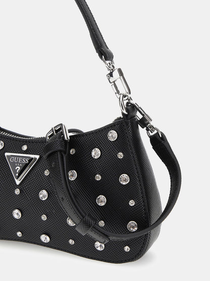 Liona Saffiano leather mini shoulder bag