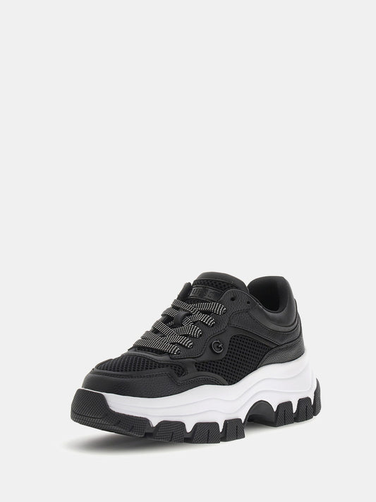 Brecky perforated-insert running shoes