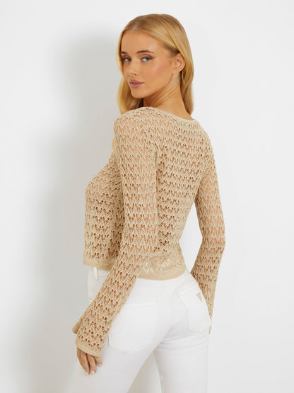 Lurex cardigan