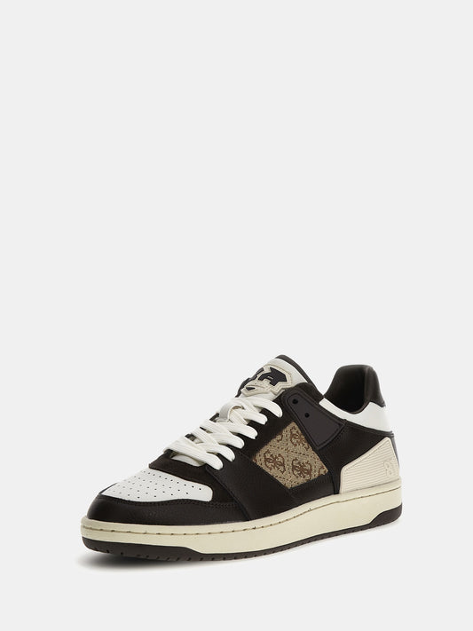 Sava Low mixed-leather sneakers_Men