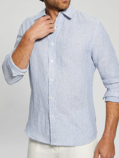 Striped linen shirt