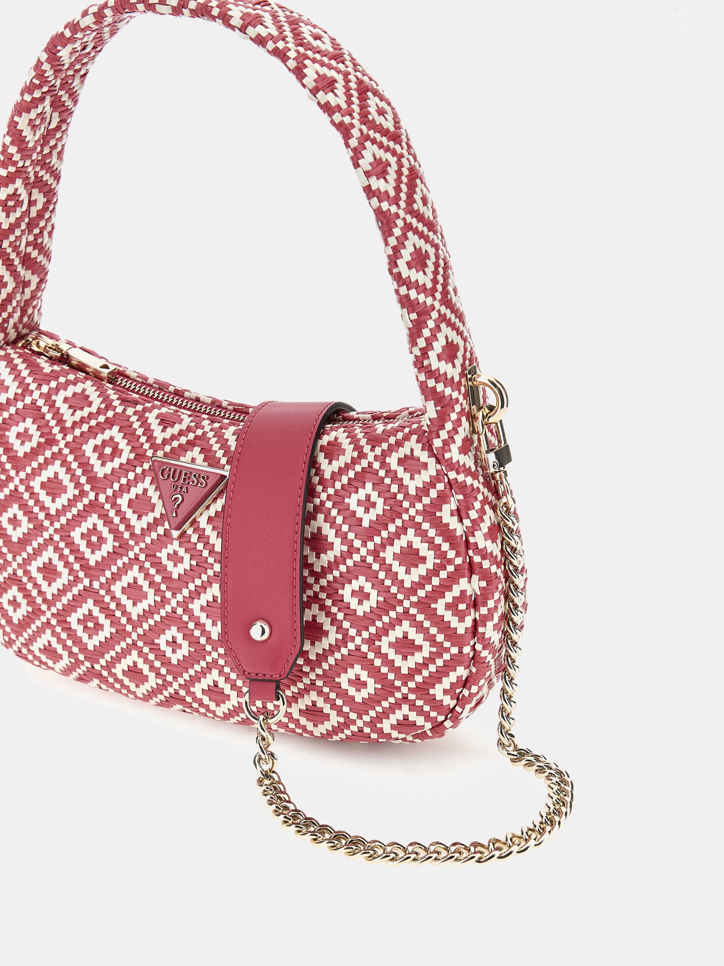 Rianee raffia shoulder bag