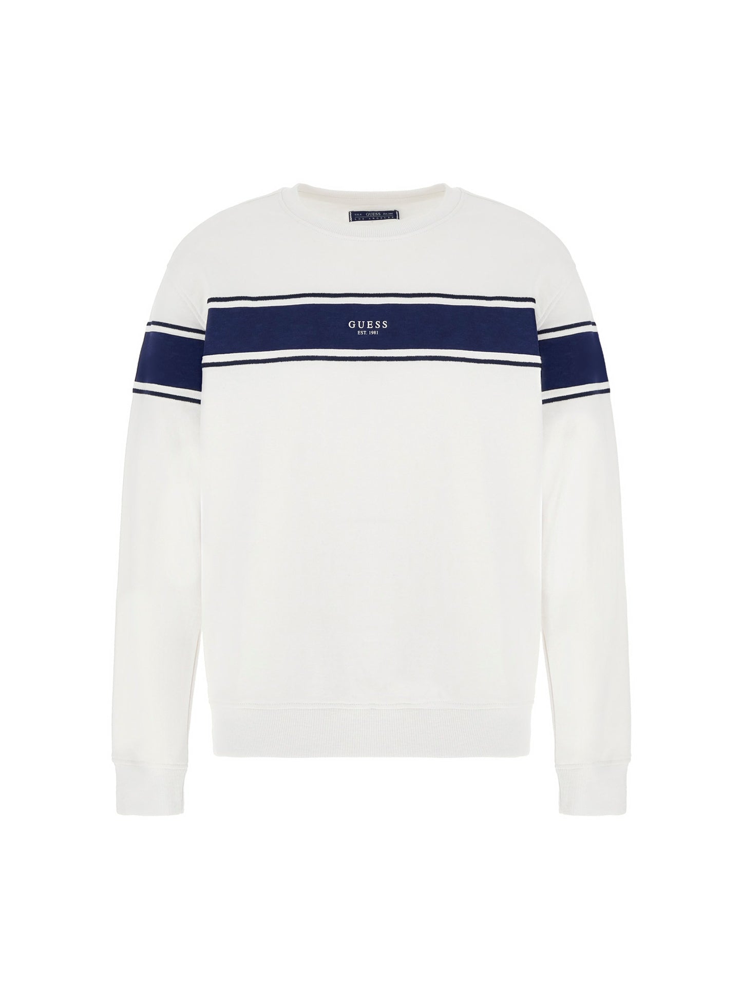 Stripe inserts sweatshirt