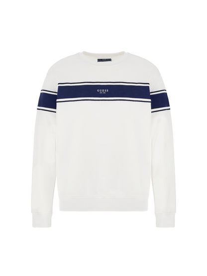Stripe inserts sweatshirt