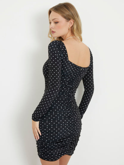 Polka dots mini dress