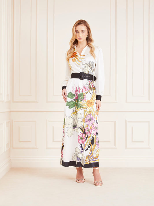 Marciano floral print long dress