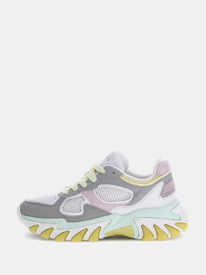Norina suede-insert running shoes