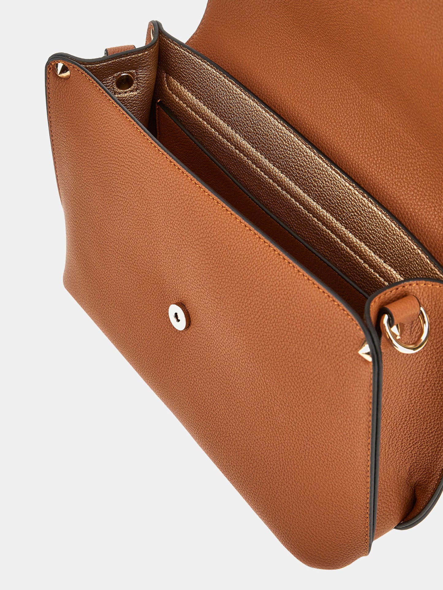 Meridian triangle logo crossbody