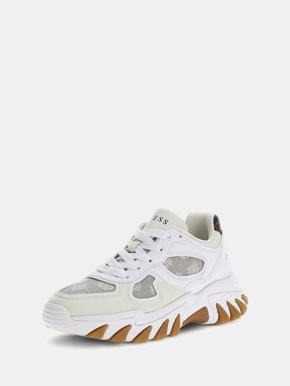 Norina suede-insert running shoes
