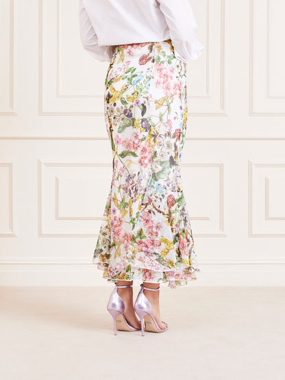 Marciano all over print long skirt