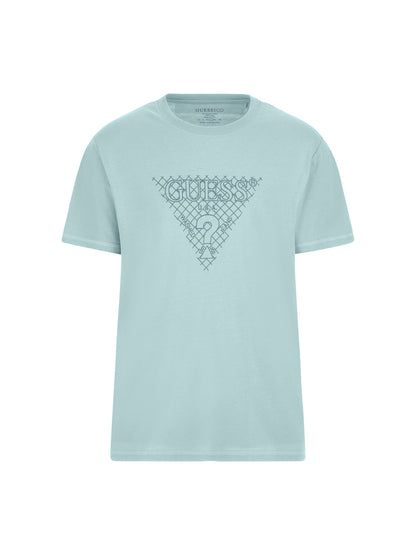 Embroidered triangle logo t-shirt
