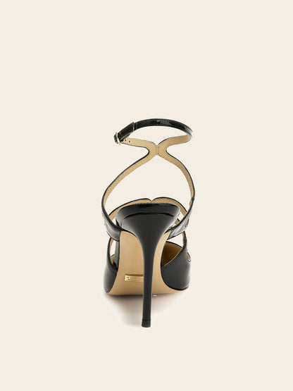 Marciano real leather slingback