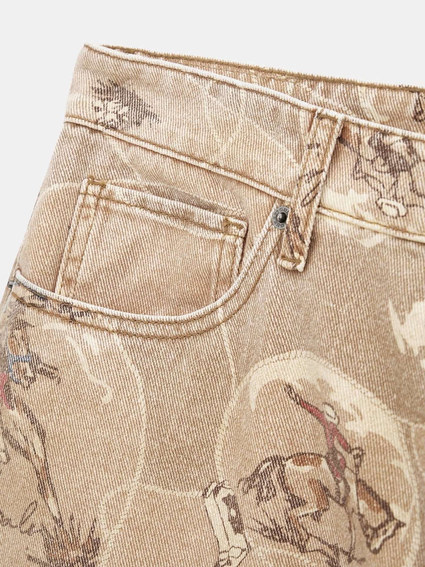 All over print relaxed pant
