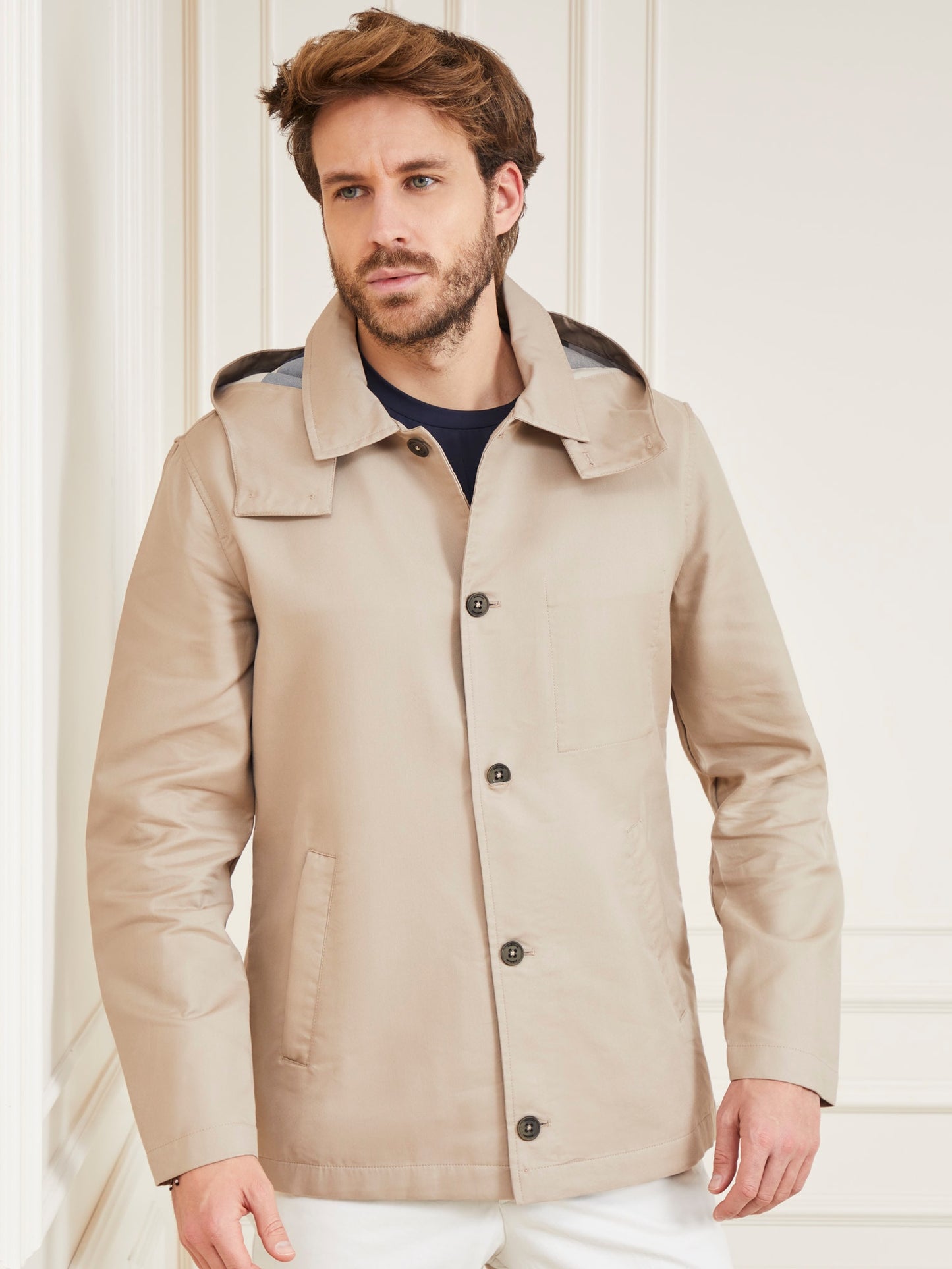 Marciano front buttons parka